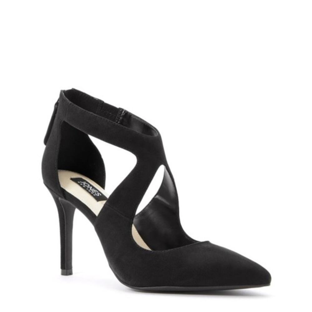 Jones New York Black Christie Suede Heels